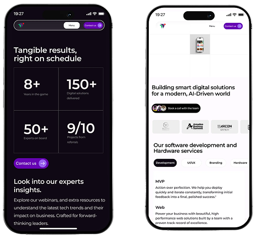 Creating a consistent experience across every device. — app screen