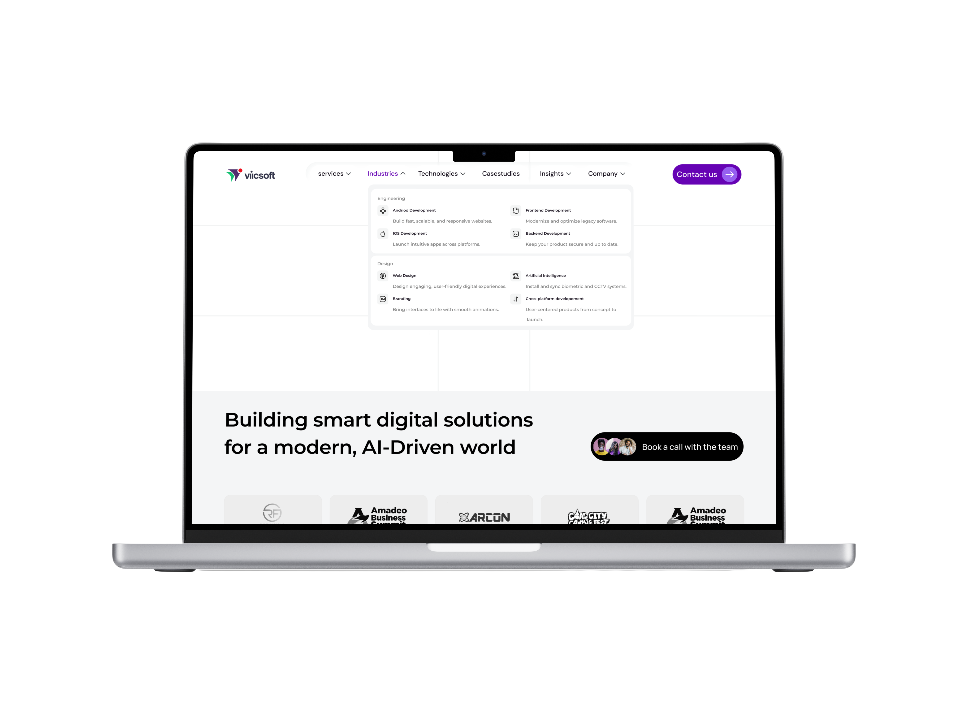 Explaining complex services with clarity. — app screen