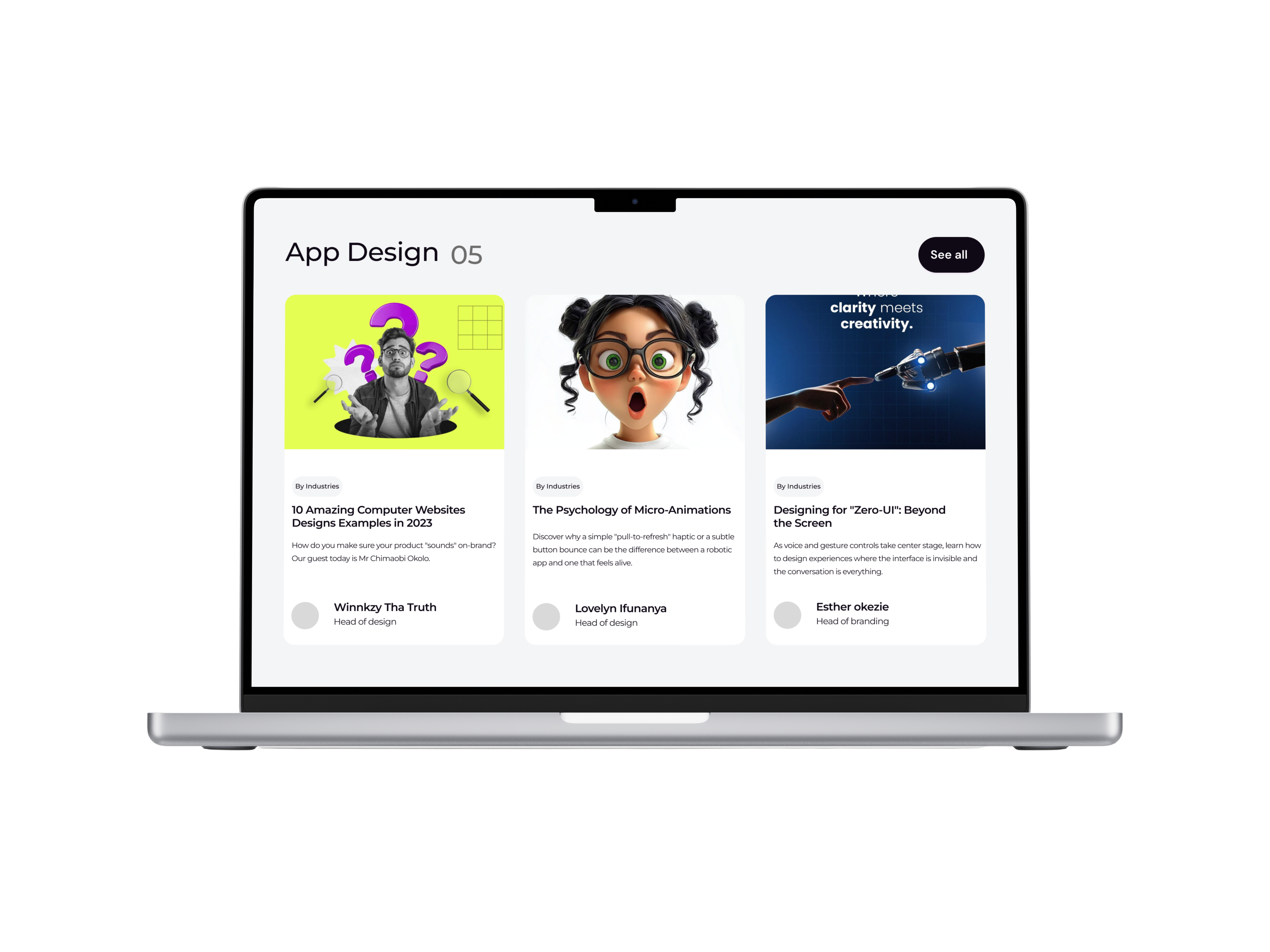 Guiding visitors from exploration to enquiry. — app screen